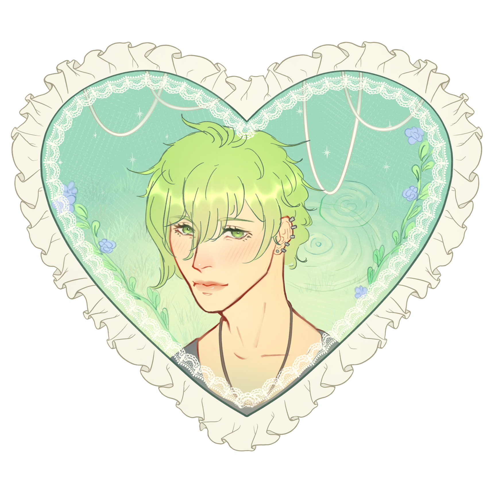 Flatcolor Portrait + Simple Background